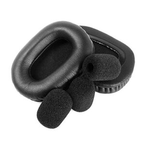 YunYiYi Replacement Earpads Cups Cushion Compatible with BlueParrott B450-XT B450 XT Noise Canceling Bluetooth Headset Cover Repair Parts (B450XT Earpads + Microphone Foam)