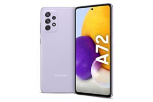samsung galaxy a72 a725f-ds 4g dual 256gb 8gb ram factory unlocked (gsm only | no cdma - not compatible with verizon/sprint) international version - awesome violet