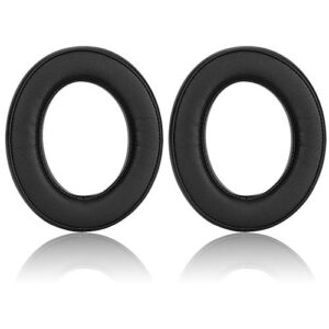 jecobb replacement ear pads cushion cover with protein leather & memory foam for corsair hs70 pro, hs60 pro, hs50 pro headset only – oval (black)