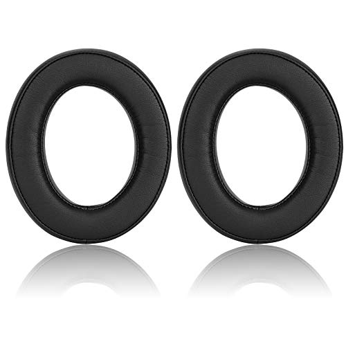 Jecobb Replacement Ear Pads Cushion Cover with Protein Leather & Memory Foam for Corsair HS70 PRO, HS60 PRO, HS50 PRO Headset ONLY – Oval (Black)