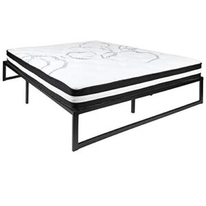 flash furniture platform bed frames/mattress set, queen, 0