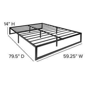 Flash Furniture Platform Bed Frames/Mattress Set, Queen, 0