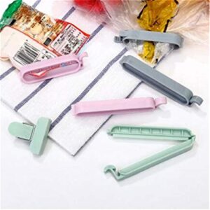 SOURBA 12 Pcs Food Storage Clips Sealing Clips Plastic Kitchen Freezer Bag Clips