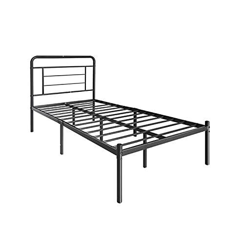 Amazon Basics Modern Studio 14-Inch Platform Metal Bed Frame, Twin