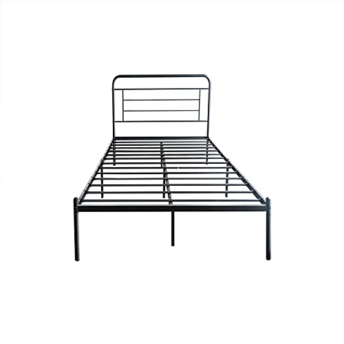 Amazon Basics Modern Studio 14-Inch Platform Metal Bed Frame, Twin