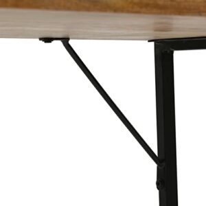 Christopher Knight Home Vinton Desk, Black + Honey Brown