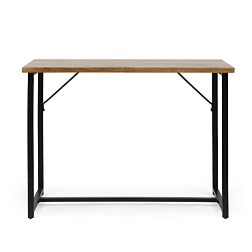 Christopher Knight Home Vinton Desk, Black + Honey Brown