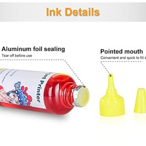 KSI Ink Refill kit 6x100ml forHP 950 951 932 933 60 61 952 902 901 62 63 64 65 21 22 920 940 934 564 711 970 971 94 95 96 Refillable Ink Cartridge for HP Envy 4500 4520 5643 OfficeJet 6500a 6500 6000.