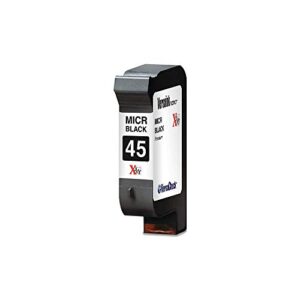 versaink-nano 45 tij 2.5 micr black ink cartridge - compatible with hp 45 tij, c8842a and 51645a cartridge models