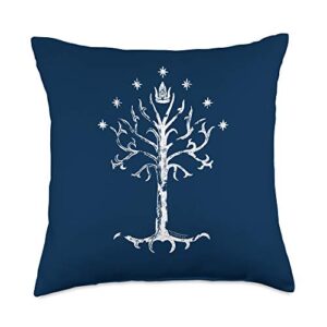 new line cinema the lord of the rings tree of gondor throw pillow, 18x18, multicolor