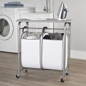 neatfreak! Easy Access Double Laundry Sorter w Folding Table