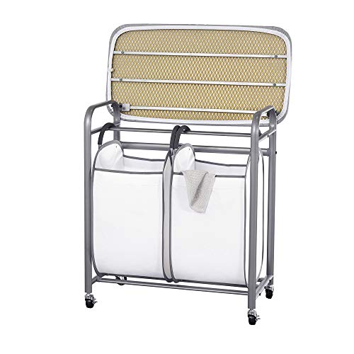 neatfreak! Easy Access Double Laundry Sorter w Folding Table