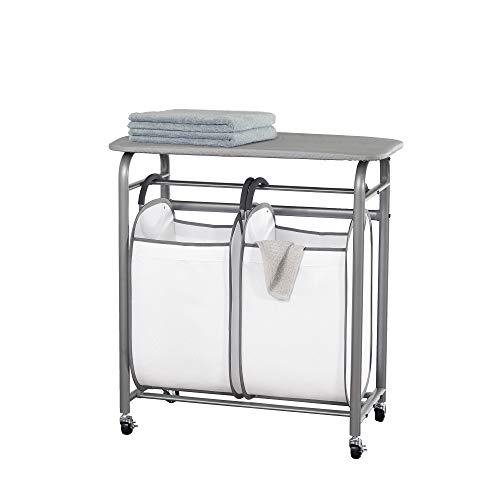 neatfreak! Easy Access Double Laundry Sorter w Folding Table