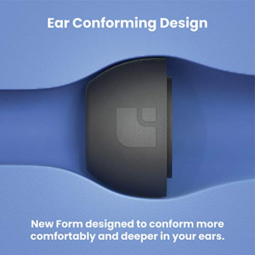 Foam Masters Memory Foam Ear Tips for AirPods Pro 1st & 2nd Gen | 3 Pairs | New Version 4.0 - Black Magic | Comfortable | Secure | Better Noise Cancellation | Replacement Buds (Assorted S/M/L, Black)
