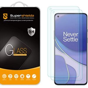 Supershieldz (2 Pack) Designed for OnePlus 9 / OnePlus 9 5G Tempered Glass Screen Protector, Anti Scratch, Bubble Free