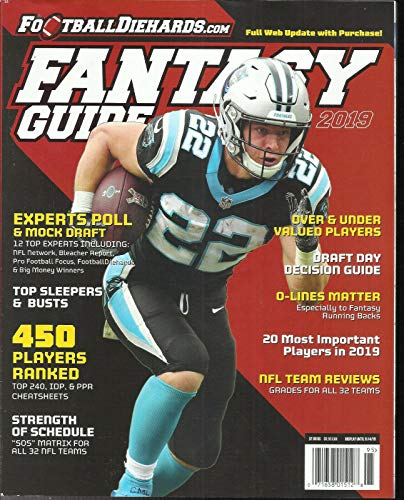 2019 FANTASY GUIDE FOOTBALL DIEHARDS MAGAZINE, ISSUE, 2019 450 PLAYERS RANKED