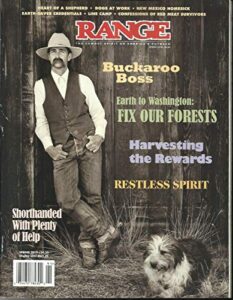 range magazine, the cowboy spirit on america's outback, spring, 2019