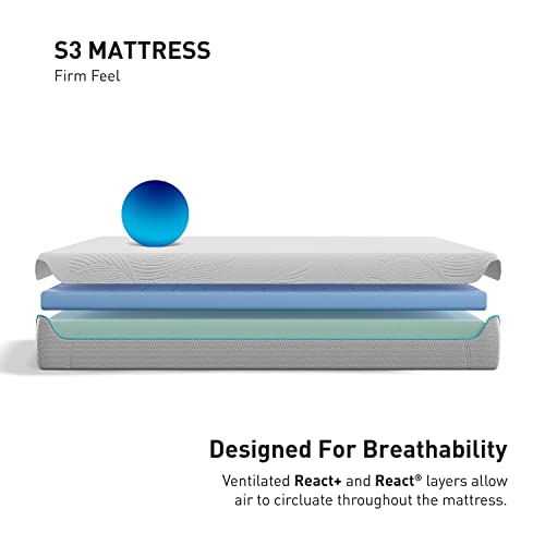 Bedgear Sport Performance Mattress – King Mattress – Firm Feel – Powered by Ver-Tex Technology – Instant Cooling and Breathable Sleep