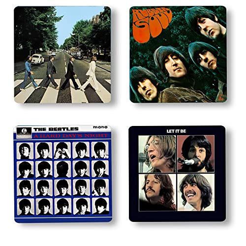 Beatles Album Cover Reproduction Coasters Musician Gift Rock and Roll Fan