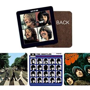 Beatles Album Cover Reproduction Coasters Musician Gift Rock and Roll Fan