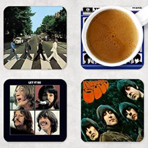 Beatles Album Cover Reproduction Coasters Musician Gift Rock and Roll Fan
