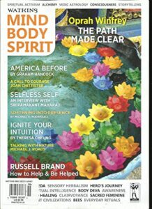 watkins mind body spirit magazine, summer, 2019 issue # 58 printed in uk