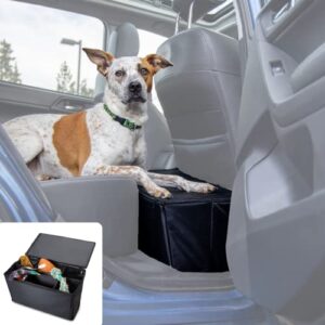back seat dog extender and car storage | prevents your dog from falling off the backseat while driving