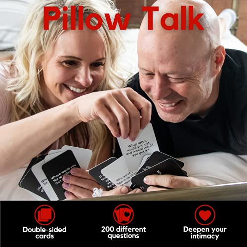 Blue Iris Pillow Talk: 200 Conversation Starter Cards with Questions for Couples