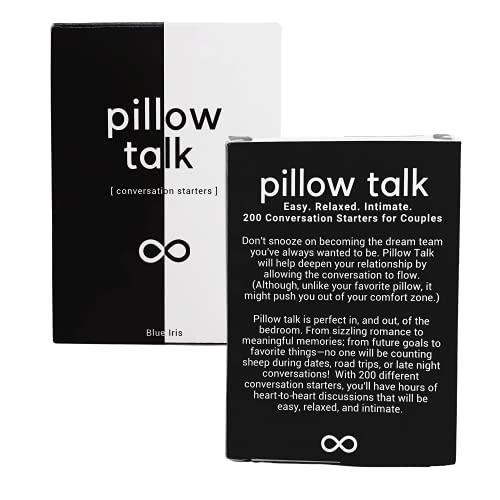 Blue Iris Pillow Talk: 200 Conversation Starter Cards with Questions for Couples