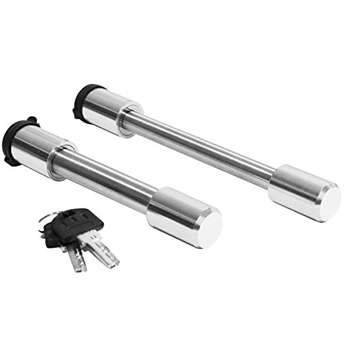 MAXXHAUL 50526 Stainless Steel Locking Hitch Pin Set for 50246 Aluminum Adjustable Ball Mount