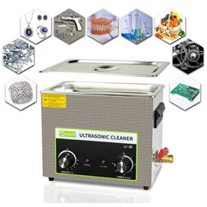 Ultrasonic Cleaner 6L, ONEZILI 180W Ultrasonic Parts Cleaner, Knob Control Ultrasonic Cleaning Machine with Heater, Professional for Parts, Carburetor, Fuel Injector, Brass, Tattoo Equipment, Razors