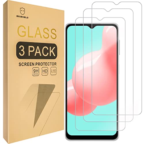 Mr.Shield [3-Pack] Designed For Samsung Galaxy A32 5G [5G Version ONLY] [Tempered Glass] [Japan Glass with 9H Hardness] Screen Protector with Lifetime Replacement