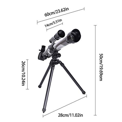 GREFER Refractor Telescopes for Astronomy Beginners Adults& Kids,High Definition Night Stargazing Vision Telescope White