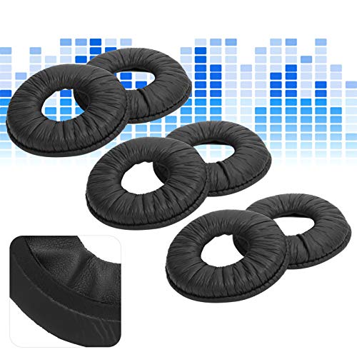 Lazmin112 3 Pairs Ear Pads, Replacement Headset Cushion Cover Fit for Sony MDR‑ZX100 ZX300 V150 V250 Headphone