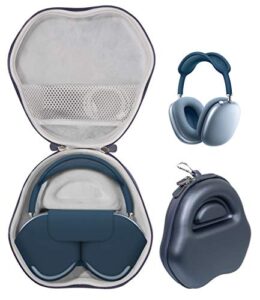 casesack case for new apple airpods max headphones, for the headphones with cover (blue) (blue)