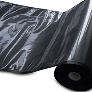 SEZONS - Diamond Bags - Black/Clear - Vacuum Sealing bags 5mil - Roll (15x50, Black/Clear)