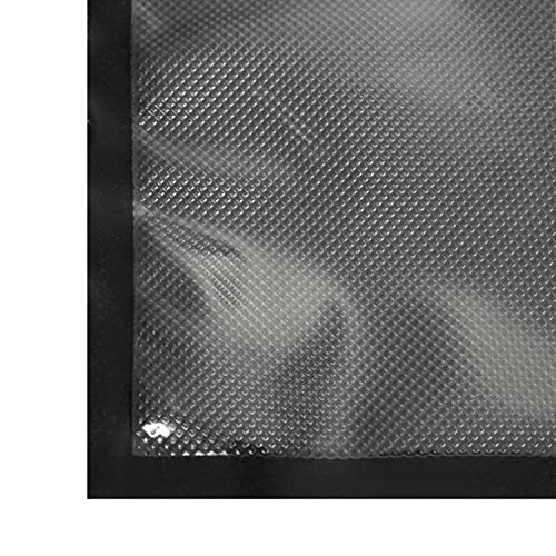 SEZONS - Diamond Bags - Black/Clear - Vacuum Sealing bags 5mil - Roll (15x50, Black/Clear)