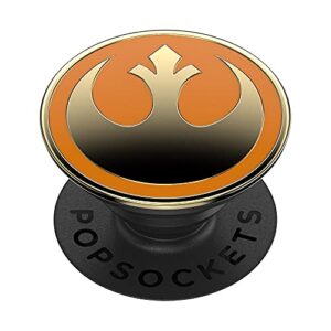 popsockets popgrip: swappable grip for phones & tablets - star wars classic - enamel rebel icon