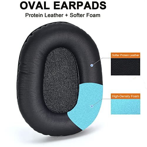 B450 XT Ear Pads - defean Replacement Ear Cushion Cover Mic Foam Compatible with VXI BlueParrott B450-XT B450XT B450 XT Headset，Softer Leather,High-Density Noise Cancelling Foam, Added Thickness