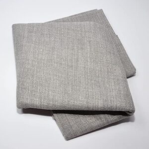 Yutong Fabric by The Yard and 9OZ-100% Polyester Upholstery Sewing Fabrics-Solid Grey Pattern