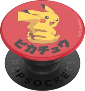 ​​​​popsockets phone grip with expanding kickstand, popsockets for phone, pokemon - pikachu katakana