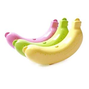 1PC BPA-Free Cute Banana Case Protector Box Container Trip Outdoor Lunch Fruit Storage Box Holder Banana Trip Outdoor Travel Storage Box-randomcolor