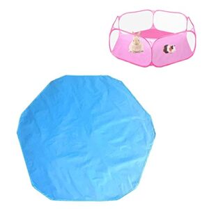 Small Animal Playpen with Waterproof Pads, Reusable Liners, Waterproof Bottom on Both Sides, Fit with Pet Tent (42.5in x 41in) Bedding for Guinea Pig, Rabbit, Hamster, Chinchilla and Hedgehog