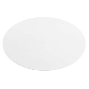 Modway Tupelo Oval 42" Dining Table, 42 Inch, Gold White