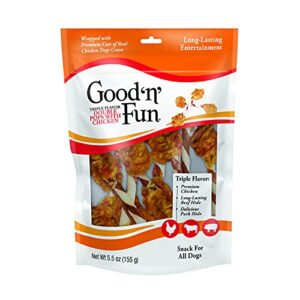 good ’n’ fun triple flavor dumbbells 5.5 ounces, gourmet dog snacks