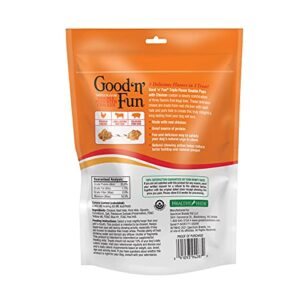 Good ’n’ Fun Triple Flavor Dumbbells 5.5 Ounces, Gourmet Dog Snacks