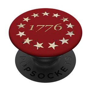 13 star flag betsy ross distressed american flag 1776 popsockets swappable popgrip