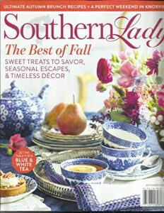 southern lady magazine, the best of fall september, 2019 volume. 20 no.5