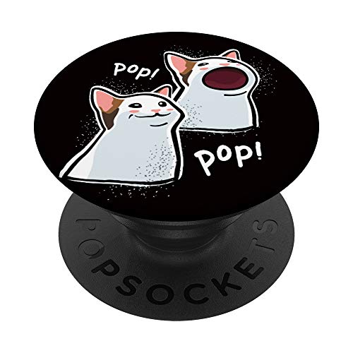 Popping Cat Meme / Pop Cat / Funny Cat Memes PopSockets PopGrip: Swappable Grip for Phones & Tablets