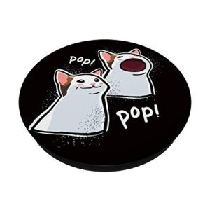 Popping Cat Meme / Pop Cat / Funny Cat Memes PopSockets PopGrip: Swappable Grip for Phones & Tablets